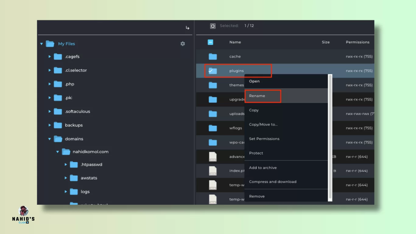 Changing the plugin name