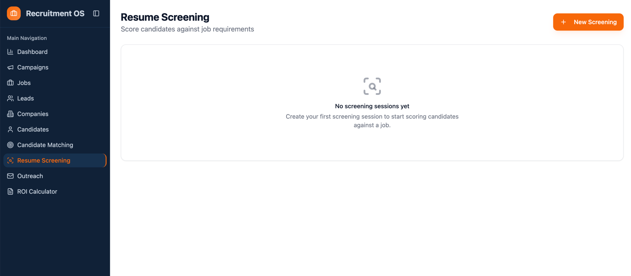 Resume screening